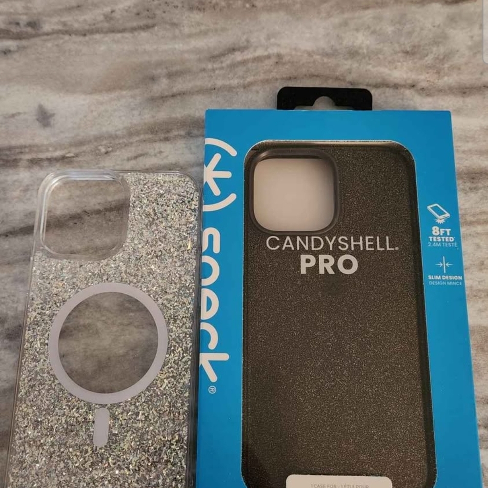 Speck CandyShell Pro Glitter Case - Gray